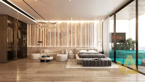 Studio Apartment | Peace Lagoons II | Pool & Skyline Views