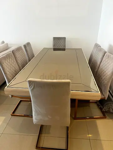 Dining table 8 seater set