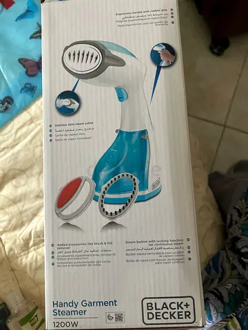 Black Decker Handy Garment Steamer 1200W - Lightly Used
