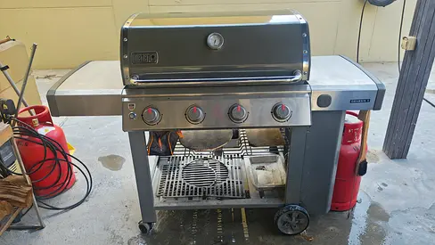 Weber gas BBQ