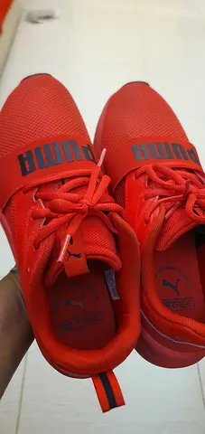 Puma red shoes for sale