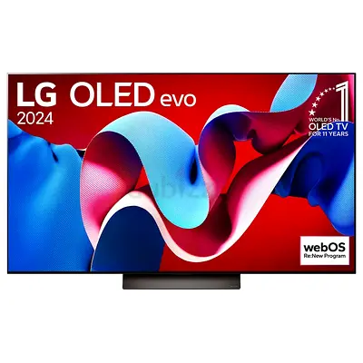LG 55 Inch OLED evo 4K Smart TV, C4 Series, WebOS 2024, 120Hz Display, Color Black Model – OLED55C46