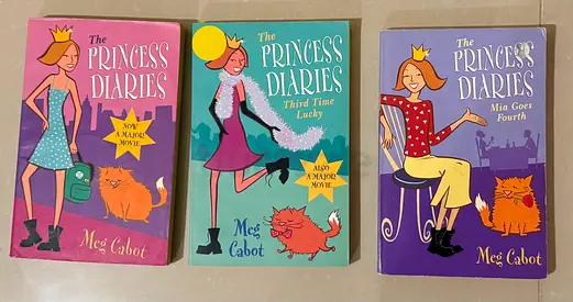 3 x Princess Diaries books AED 30 for all