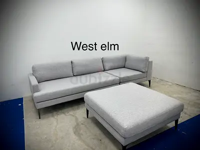 Like new condition west elm sofa