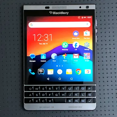 BlackBerry passport Silver Android Prototype phone