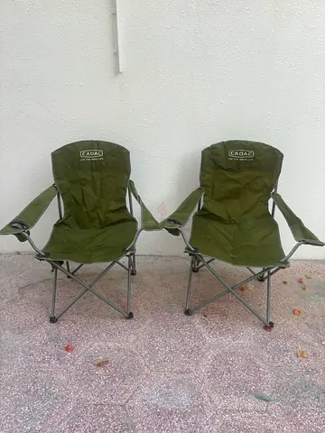 Used Coleman Instant Cabin Tent + 2 Camping Chairs Folding Table - Complete Starter Set