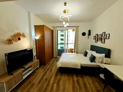 Elegant and Compact Furnishing || Fully Equipped Studio || Amazing Location || Pay Monthly or Yearly