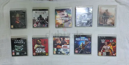 Bundle of 11 PS3 Games including Red Dead Redemption, Dead Space, Max Payne