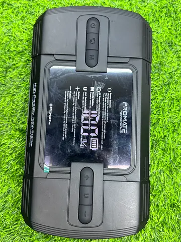 Promate 4-in-1 Portable Car Jump Starter, 150PSI Air Compressor, 12000mAh Power Bank with USB-A  QC