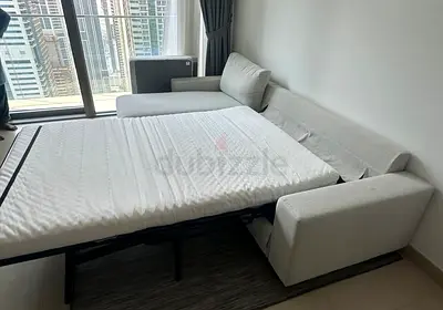 Ikea vimle L shape sofa bed with mattress