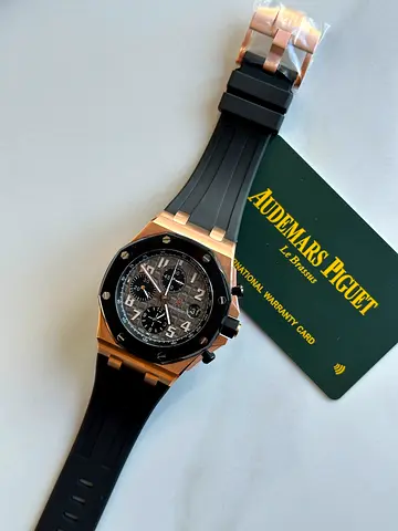 Audemars Piguet Royal Oak Offshore Chronograph - Rose Gold  Rubber Strap super clone