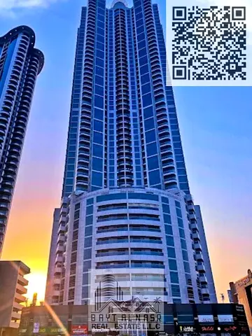 Modern 2-Bedroom Apartment for Rent in Conqueror Tower, Ajman | Prime Location, Spacious & Full Ame