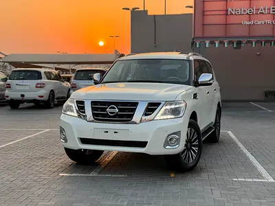 نيسان باترول V6 SE TITANIUM خليجي صبغ وكالة قمة في النظافة