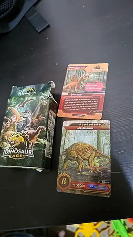 Dinosaur informative cards