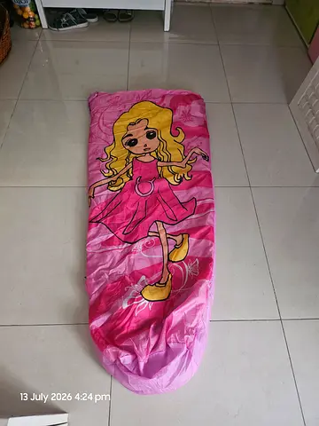 Pink Princess Kids Sleeping Bag - Lightweight, Very good Condition 130x60