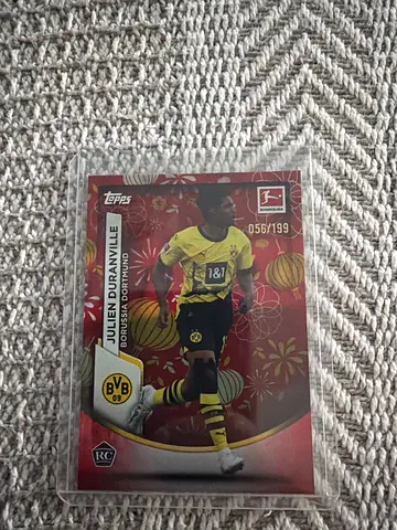 Topps Bundeiga - Julien Duranville - Dortmund Rookie Card - /199