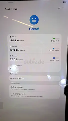 Samsung Tab S9 ultra 256/12 only unit like new just use