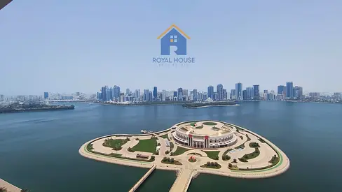 Annual Rent | Luxury 4-Bedroom Apartment in Al Majaz 3 | Full View |