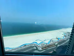 3-bedroom apartment for rent on Ajman Corniche with full sea view, furnished or unfurnished. AED 120