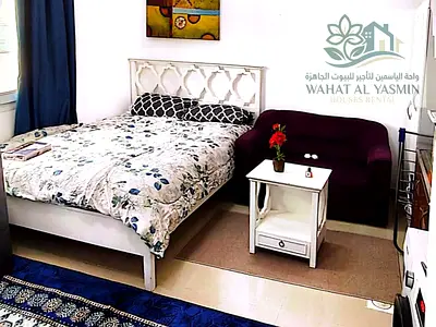 Studio / good space / bills included / hotel furnishings / Al Qulaia / Sharjah