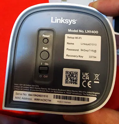 The Linksys LN1400 Mesh Wi-Fi 7 system 6pcs