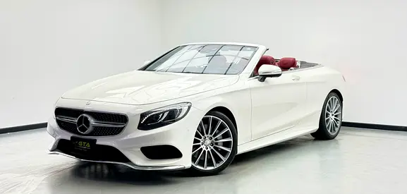 2017 Mercedes-Benz S550 Cabriolet, Excellent Condition, Japanese Specs