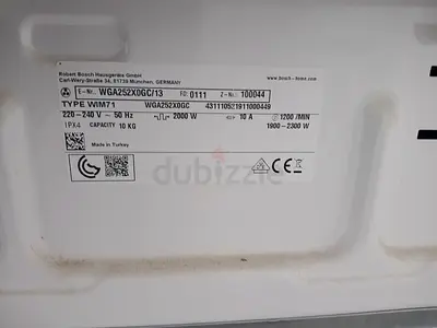 Bosch 10kg Front Load Washing Machine – Model WGA252X0GC/13