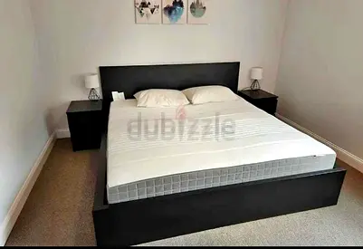 IKEA MALM King Size Bed + 2 Storage Drawers + Mattress