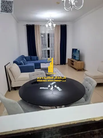 🏡 Luxury 1-Bedroom Furnished Apartment for Monthly Rent in Al Yasmeen Towers Opposite City Centre Ajman – Al Jurf 2 ✨ 🔹 Spacious and elegantly des