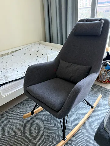 Grey Rocking chair