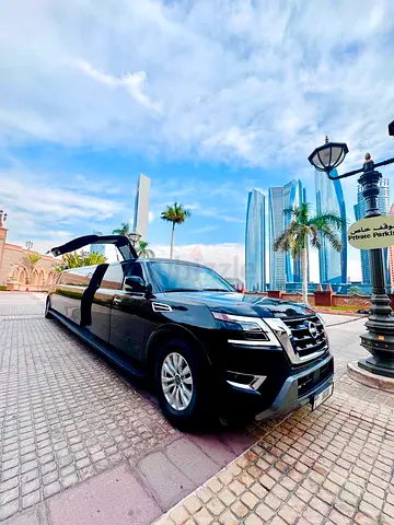 Black Stretched SUV Limousine - With Chauffeur Service