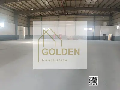 150 kW Power | 17,000 Sq. Ft. Industrial Warehouse with 4,500 Sq. Ft. Open Storage Yard for Annual Rent in Umm Al Quwain