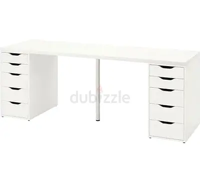 IKEA LAGKAPTEN / ALEX Desk White (Extra Large 200cm)
