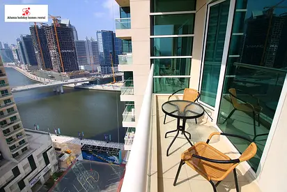 NO Commission,NO extra charges ,1B/R apart in Business Bay WITH balcony and canal view,, All bills included