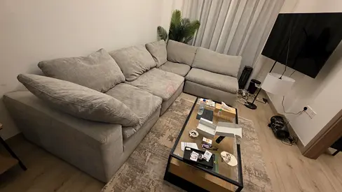 Modular pan home sofa