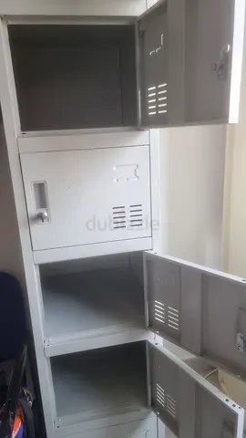 Set of Metal Storage Lockers — 1 Door Units, Good Condition