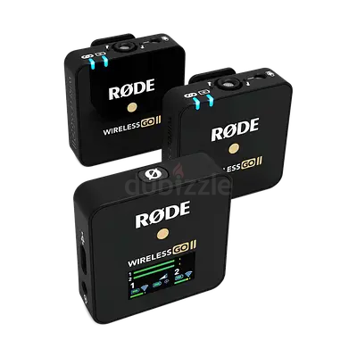 Rode Wireless GO II Dual Channel Wireless Microphone Kit - Excellent Condition - with charging case