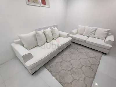 The one brand authentic white color 3+2 seater sofa