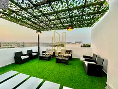 Own your dream villa Modern design with swimming pool+roof . Includes water+electricity+AC . Close t