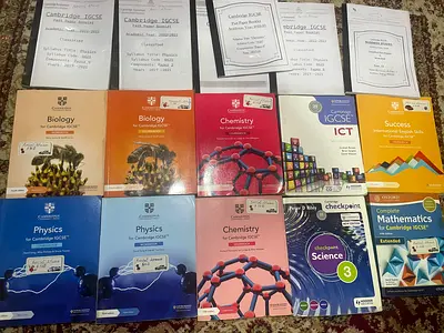 Cambridge IGCSE Books (Biology, Physics, Chemistry, Math, ICT, Science )