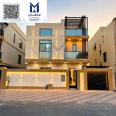🏊 Luxury Modern Villa with Private Swimming Pool | 5 Master Bedrooms | 4,450 SQFT BUA | Central A/C, Electricity & Water Included | Al Helio 2, Ajman