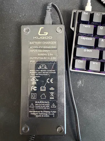 Kugoo Battery Charger 42V 2.5A