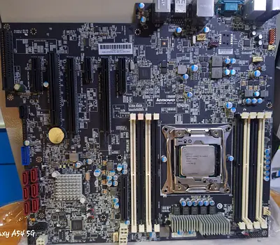 Lenovo LGA2011 Board + Xeon E5-162HP LTO-4 Tape Drive EB658C - Untested / 2010 Model - AS IS - Dubai