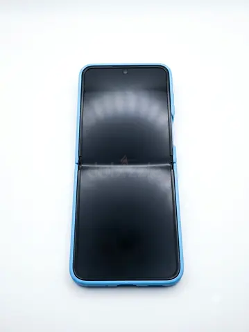 Samsung Galaxy Z Flip (blue) - Foldable Phone in Case