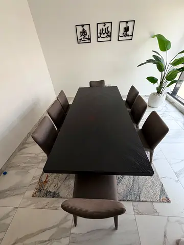 Diner tables with 8 seats