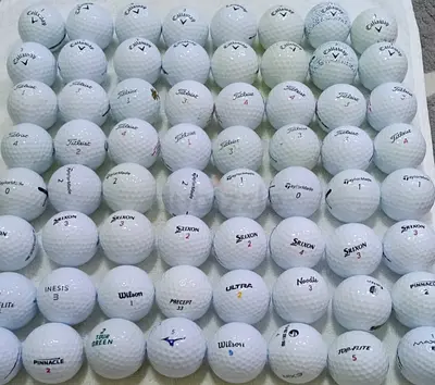 Golf balls mixed brands available good condition like new and shiny balls