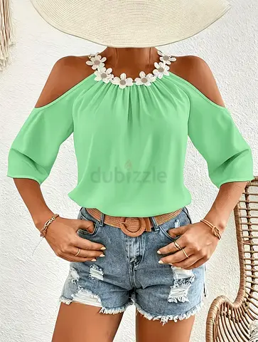 Green blouse