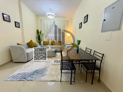 غرفة وصالة مفروشة VIP للإيجار الشهري | بناية الدرة 2 – النعيمية 1، عجمان