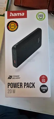 Hama 10000mAh 20W Power Bank - Black (Brand New in Box)