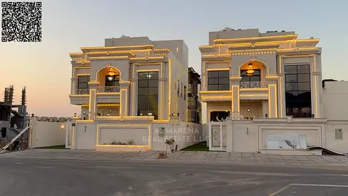 فيلا بسعر شامل رسوم التسجيل والتمليك على الشارع الرئيسي جاهزة للسكن بخصم خاص للكاش في أرقي مناطق عجمان تملك حر لجميع الجنسيات..
